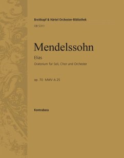 Cover Elias op.70 für Soli, Chor und Orchester Kontrabass