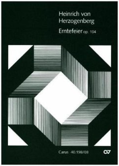 Erntefeier, Klavierauszug - Herzogenberg, Heinrich von