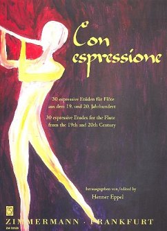 Con espressione 30 expressive Etüden für Flöte aus dem 19. und 20. Jahrhundert