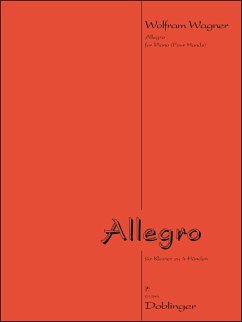 Cover Allegro für Klavier zu 4 Händen Spielpartitur