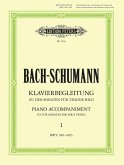 Piano Accompaniment by R. Schumann to Sonatas & Partitas for Violin Solo