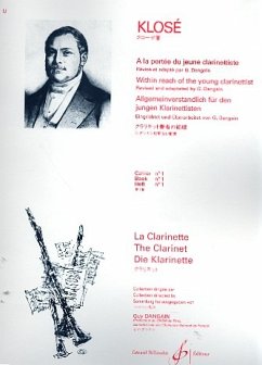 Cover A la portée du jeune clarinettiste vol.1 220 exercises de mécanisme (dt/fr/en)