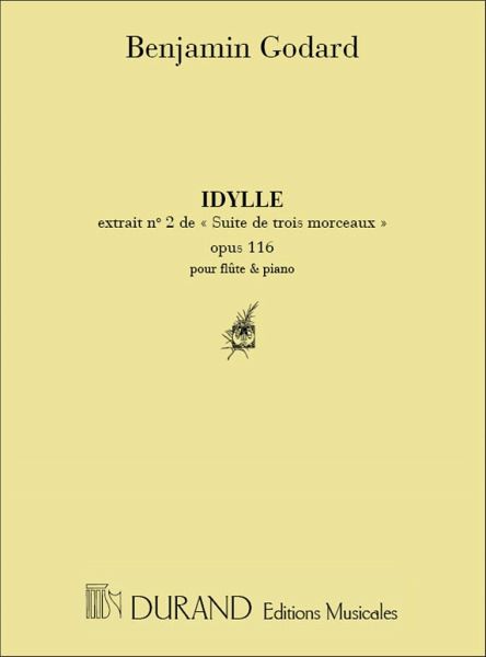Idylle de 3 morceaux op.116,2 pour flute et piano