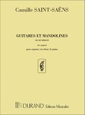 Guitares et Mandolines mi mineur pour soprano ou ténor et piano