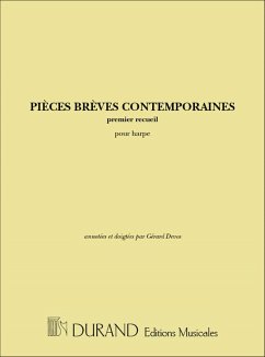 Pieces brčves contemporaires vol.1 pour harpe