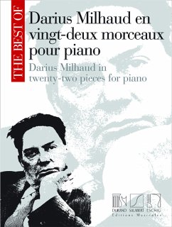 Cover Darius Milhaud en 22 morceaux pour piano