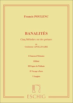 Cover Banalités 5 chansons pour voix et piano (fr)