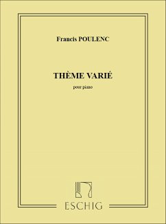 Cover Thčme varié für Klavier