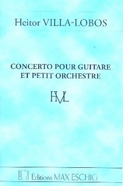 Cover Concerto pour guitare et petit orchestre partition de poche