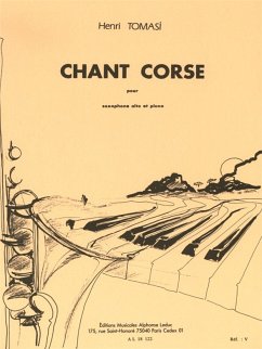 Cover Chant corse pour saxophone alto et piano