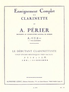 Cover Le debutant clarinettiste 20 etudes melodiques tres faciles au