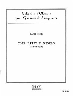 Le petit negro pour quatuor de saxophones (SATB) partition et parties