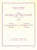 16 Etudes de virtuosité d'aprčs J.S.Bach pour trompette