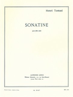 Cover Sonatine pour flűte seule