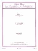 Sonate no.1 pour flute et piano pour saxophone alto et piano Mule, M., ed