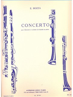 Cover Concerto pour clarinette et ochestre pour clarinette et piano