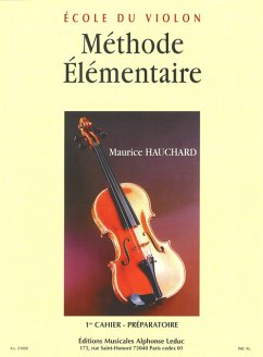 Cover Méthode élémentaire vol.1 pour violon preparatoire