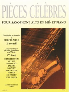 Cover Pičces classiques célčbres Band 2 pour saxophone alto et piano