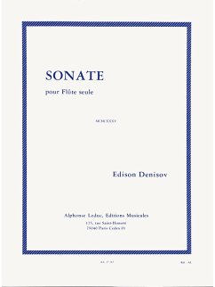 Cover Sonate pour flűte