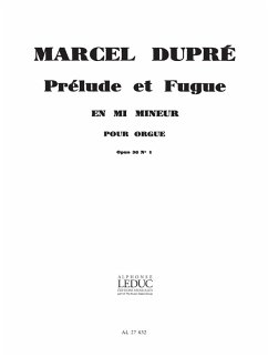 Cover Prélude et fugue mi mineur op.36,1 pour orgue