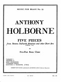 5 Pičces for 5-part brass choir (Trp, Hn/Pos, Pos/Hrn, Bar/Pos/Tb) score and parts