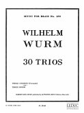 30 trios for 3 cornets (trumpets, horns) score