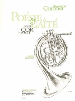 Cover GHIDONI POESIE ET GAITE COR EN FA ET PIANO