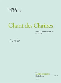 Cover Chant des clarines vol.1 pour clarinette et piano