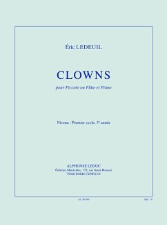Clowns pour piccolo (flute) et piano Clowns pour piccolo (flute) et piano