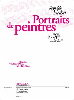 Cover Portraits de peintres pour piano d'aprčs les poésies de Marcel Proust