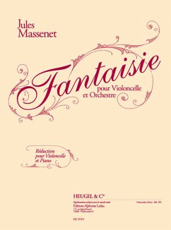 Cover MASSENET FANTAISIE VIOLONCELLE ET PIANO