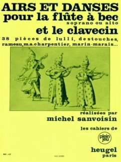 DIVERS/SANVOISIN AIRS ET DANSES POUR LA FLUTE A BEC ET LE CLAVECIN (CPJ12)