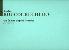 Cover 6 Etudes d'apres piranese pour piano