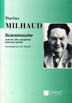 Scaramouche suite pour saxophone alto (clar) et quintette a vent, partition+parties