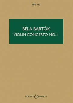 Cover Konzert Nr.1 op.post. für Violine und Orchester Studienpartitur