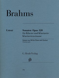 Cover Sonaten op.120,1-2 für Klarinette (Viola) und Klavier Klarinettenstimme