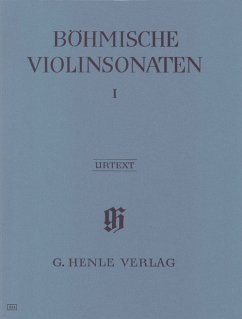 Cover Böhmische Violinsonaten Band I (mit Basso Continuo-Stimme)