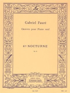 Cover Nocturne ré bemol majeur no.6 op.63 pour piano