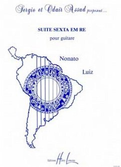 LUIZ Nonato Suite Sexta em ré guitare Partition LUIZ Nonato Suite Sexta em ré guitare Partition