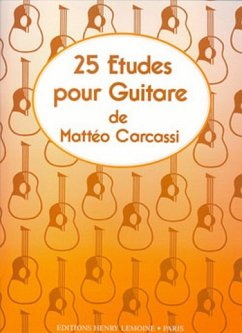 Cover 25 études op.60 pour guitare