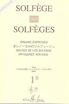 Solfege des solfeges vol.1b singing exercises Danhauser, A., Koautor