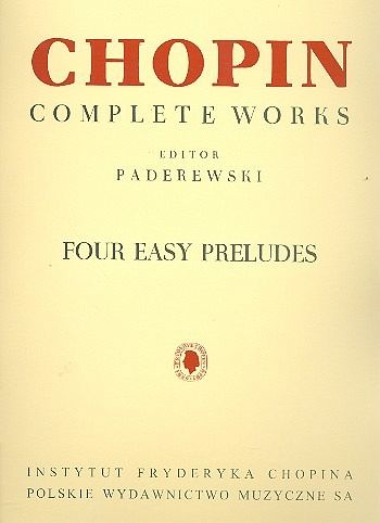 4 easy Preludes op.28 for piano 4 easy Preludes op.28 for piano