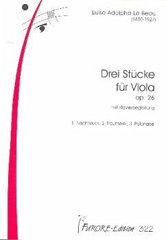 3 Stücke op.26 für Viola und Klavier