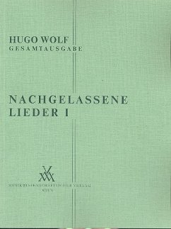 Nachgelassene Lieder Band 1 für Gesang und Klavier