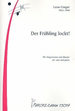 Cover Der Frühling lockt für Gesang und Klavier