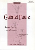 Pavane (Arranged for 2 Voices, Flute and Piano)