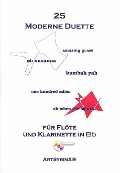 Cover 25 moderne Duette (+CD) für Flöte und Klarinette Spielpartitur