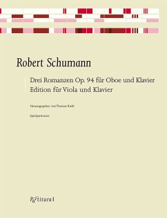 Cover 3 Romanzen op.94 für Viola und Klavier 2 Spielpartituren