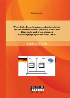 Cover Wesentliche Bewertungsunterschiede zwischen deutschem Handelsrecht (BilMoG), deutschem Steuerrecht und internationalen Rechnungslegungsvorschriften (IFRS) (eBook, PDF)