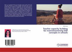 Teacher capacity building for mainstreaminmg ESD concepts in schools